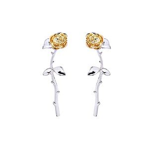 Rose Drop Earrings